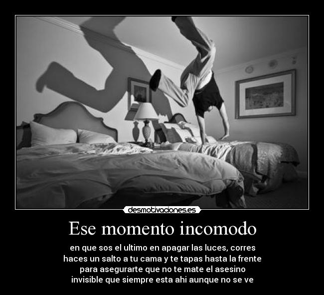 Ese momento incomodo -