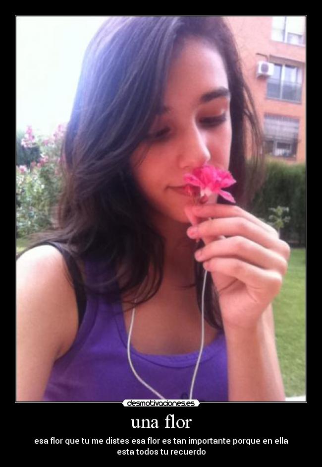 una flor - 