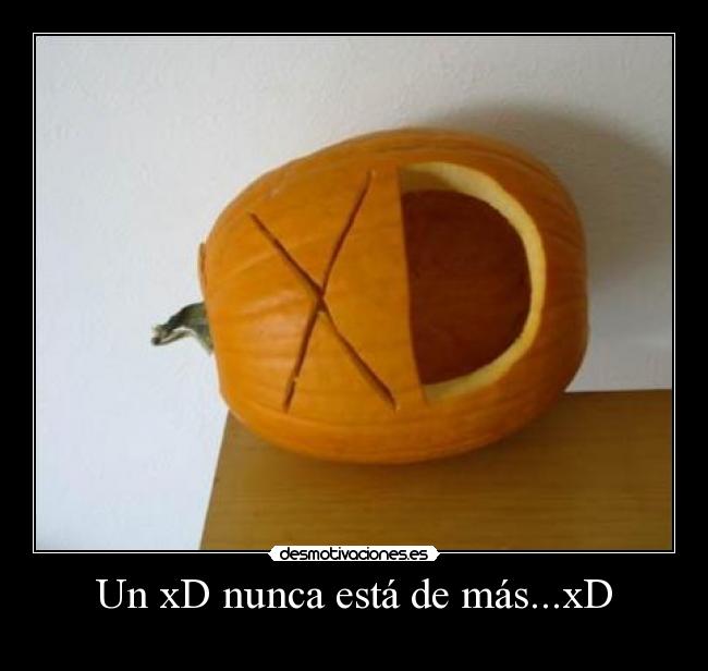 Un xD nunca está de más...xD - 