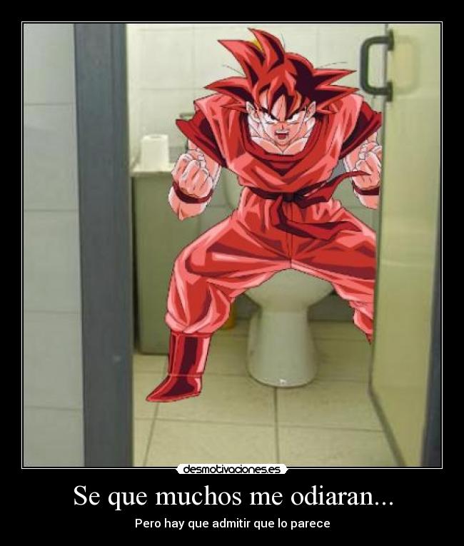 Se que muchos me odiaran... -