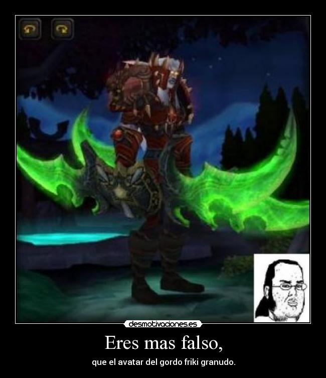 carteles falso granudo gordo friki avatar desmotivaciones