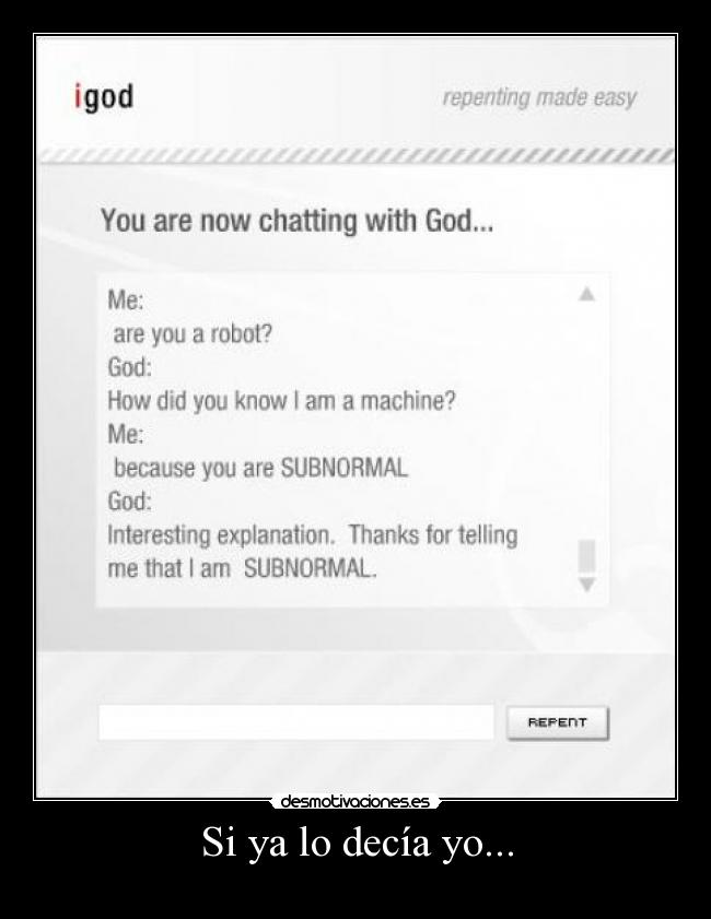 Si ya lo decía yo... - 
