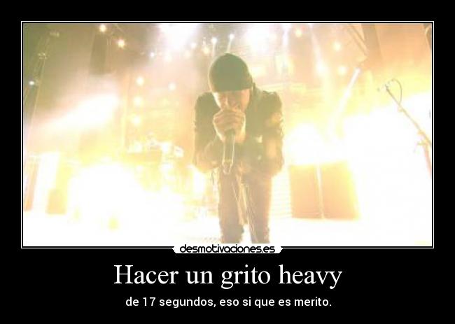 Hacer un grito heavy - 