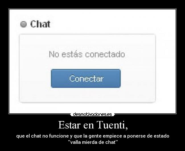 Estar en Tuenti, -