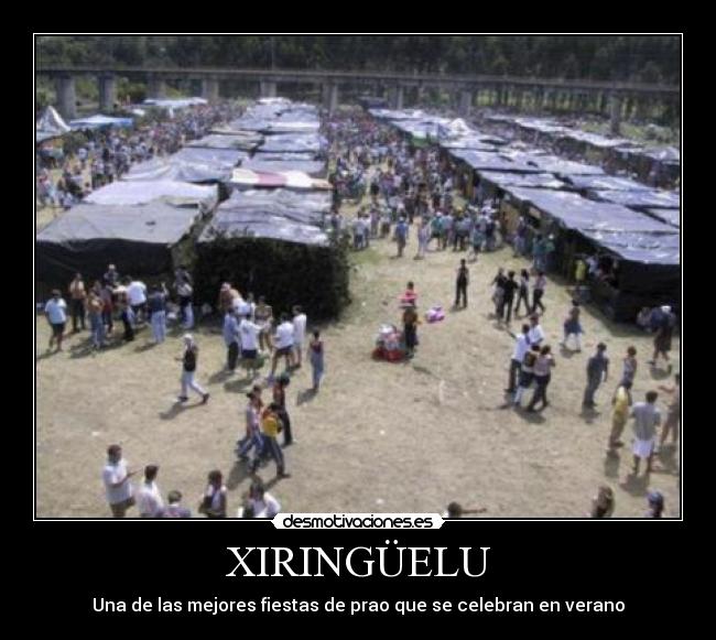 XIRINGÜELU - Una de las mejores fiestas de prao que se celebran en verano