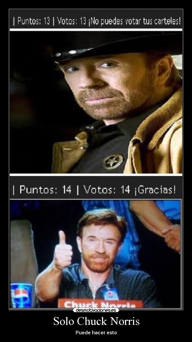Solo Chuck Norris - Puede hacer esto