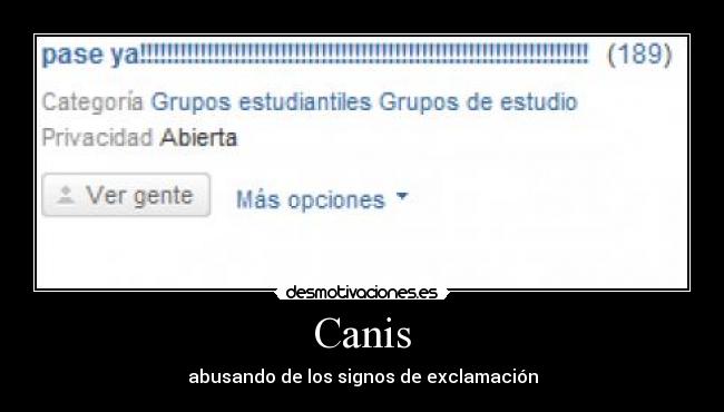 Canis -