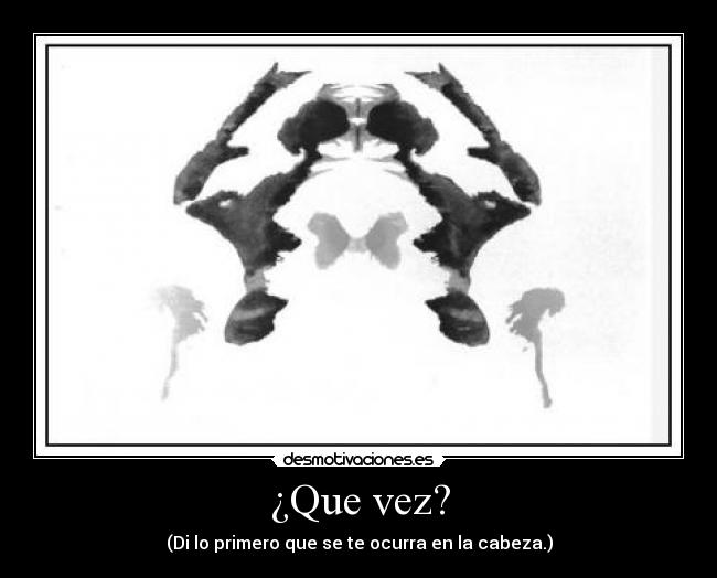 ¿Que vez? - 