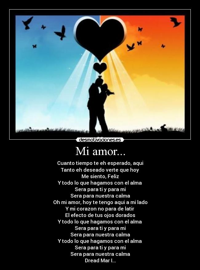 Mi amor... -
