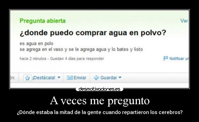 A veces me pregunto - 