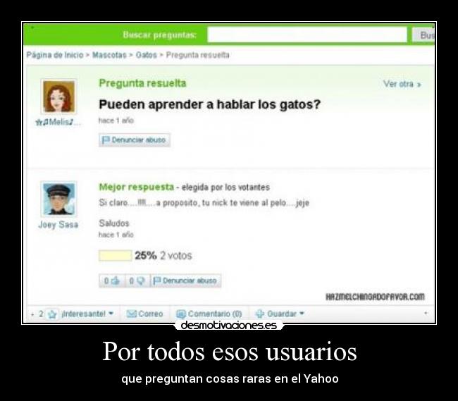 carteles yahoo raro cosas desmotivaciones