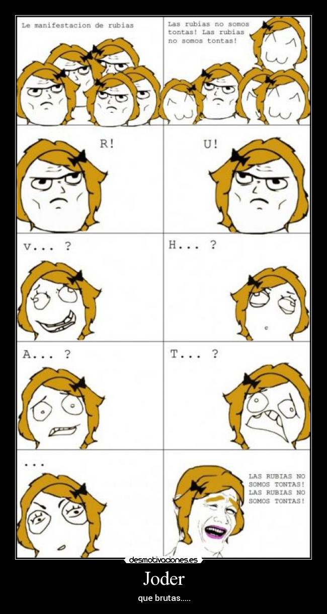 carteles rubias desmotivaciones
