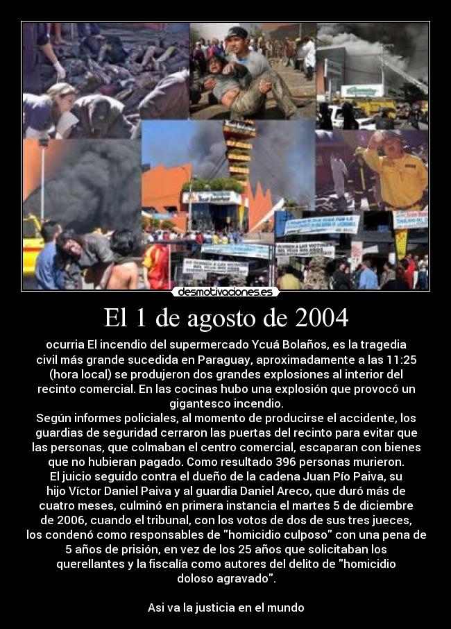 El 1 de agosto de 2004 - 