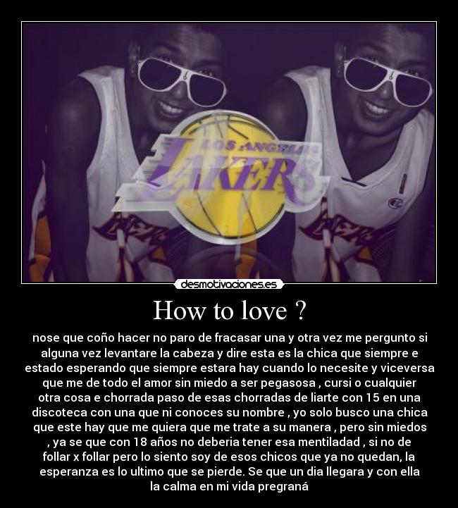 How to love ? -
