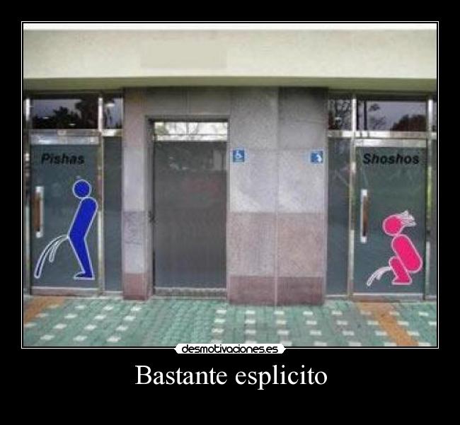 Bastante esplicito -