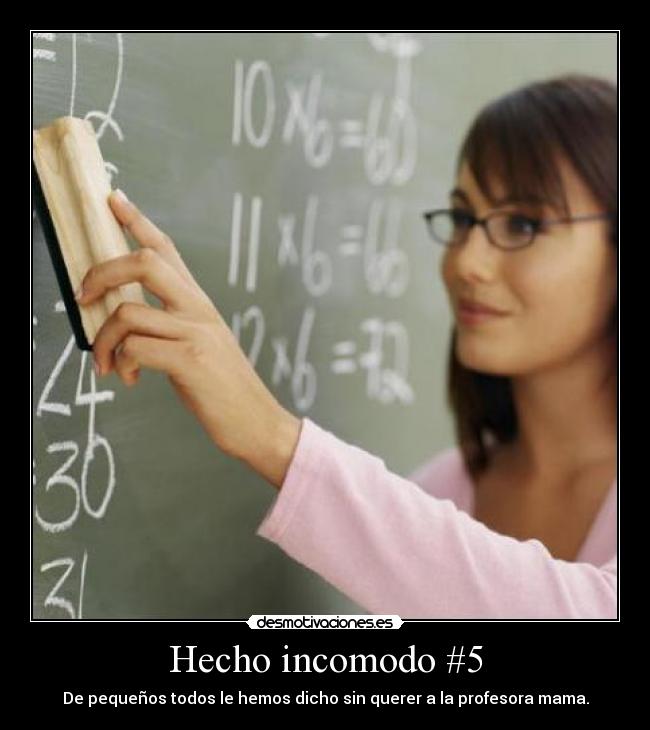 Hecho incomodo #5 -