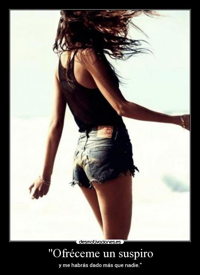 Ofréceme un suspiro - 