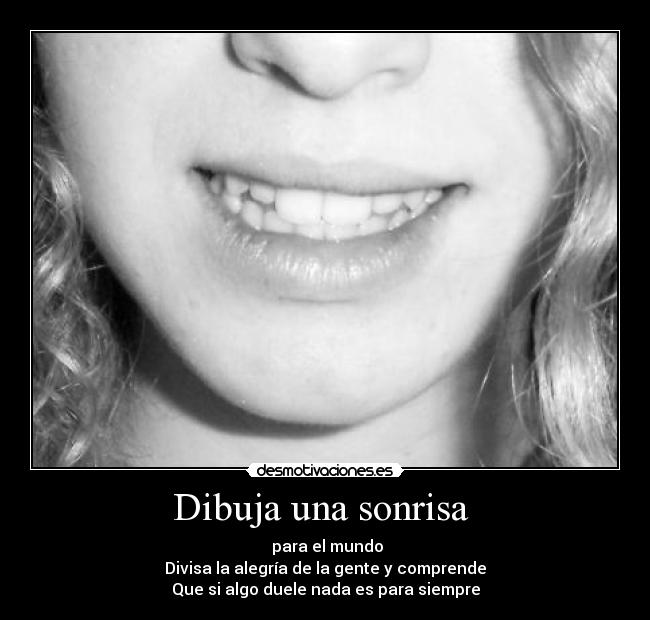 Dibuja una sonrisa -