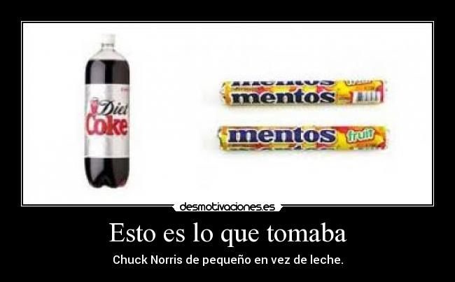 Esto es lo que tomaba -