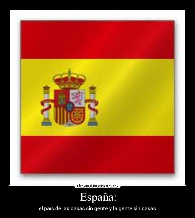 España: - el país de las casas sin gente y la gente sin casas.