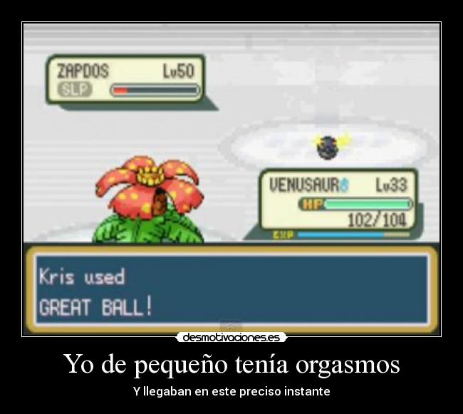 Yo de pequeño tenía orgasmos -