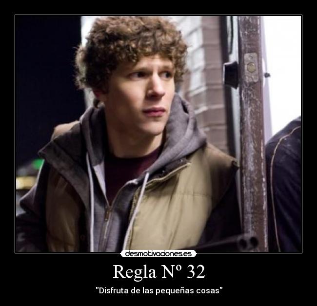 Regla Nº 32 - Disfruta de las pequeñas cosas