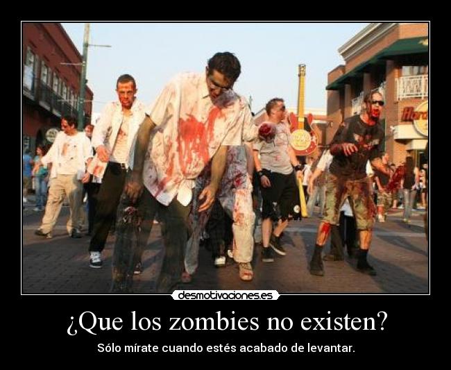 carteles zombies desmotivaciones