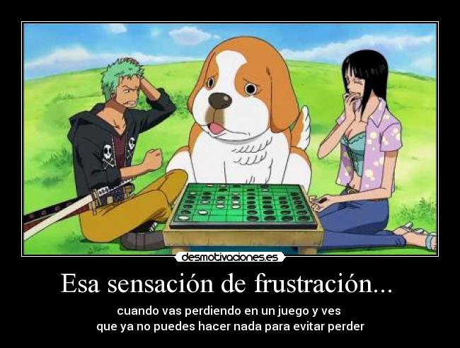 carteles zoro robin juego desmotivaciones