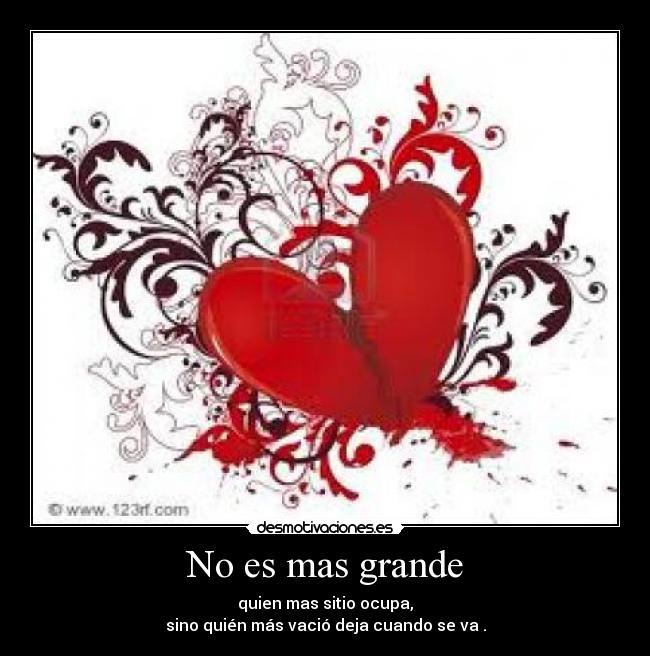 No es mas grande -
