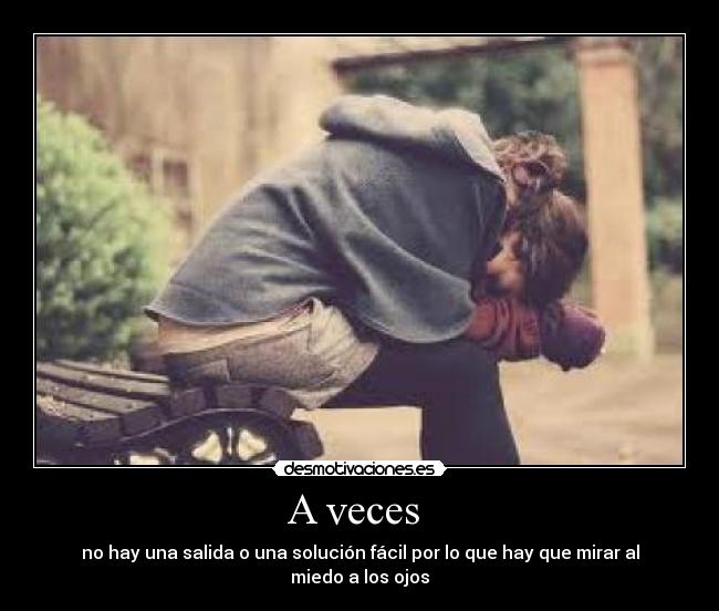 A veces -