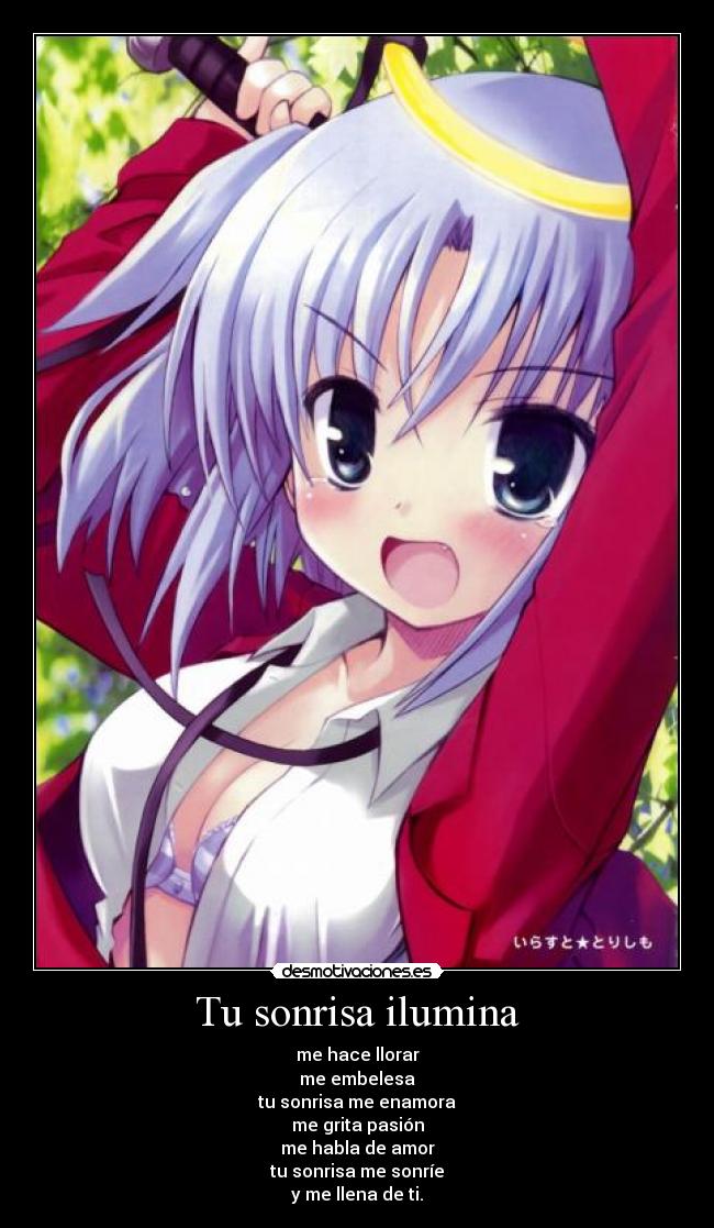 Tu sonrisa ilumina -