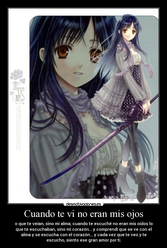 Cuando te vi no eran mis ojos - 