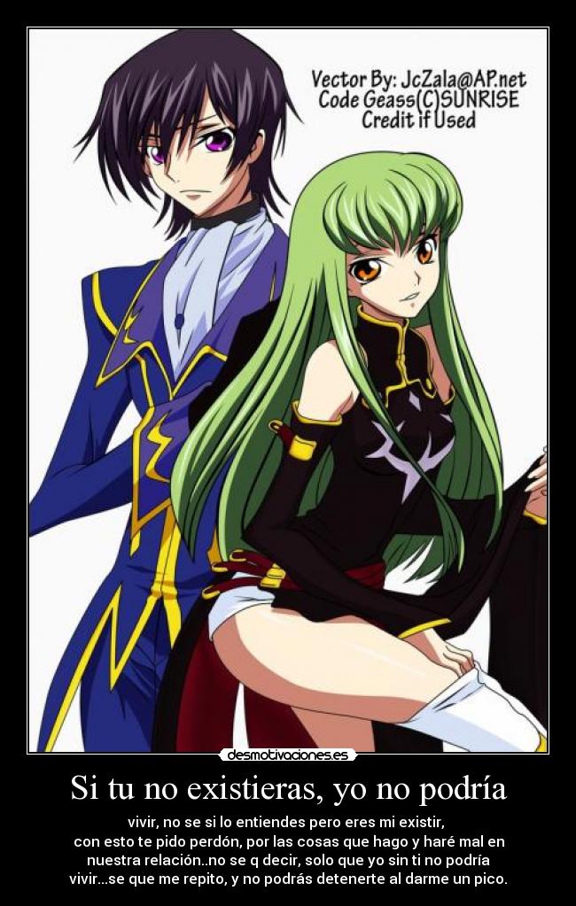 Si tu no existieras, yo no podría - 