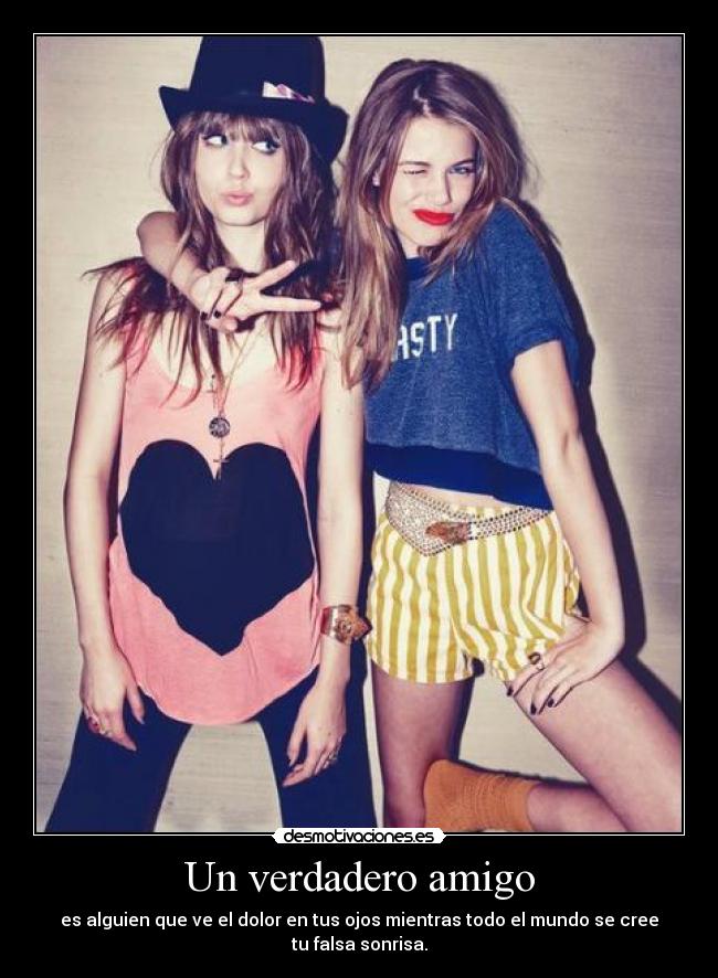 Un verdadero amigo -