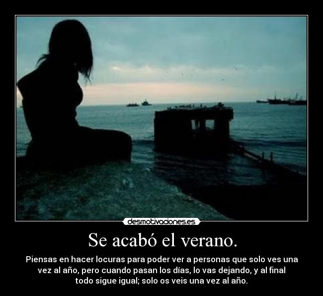 Se acabó el verano. - 