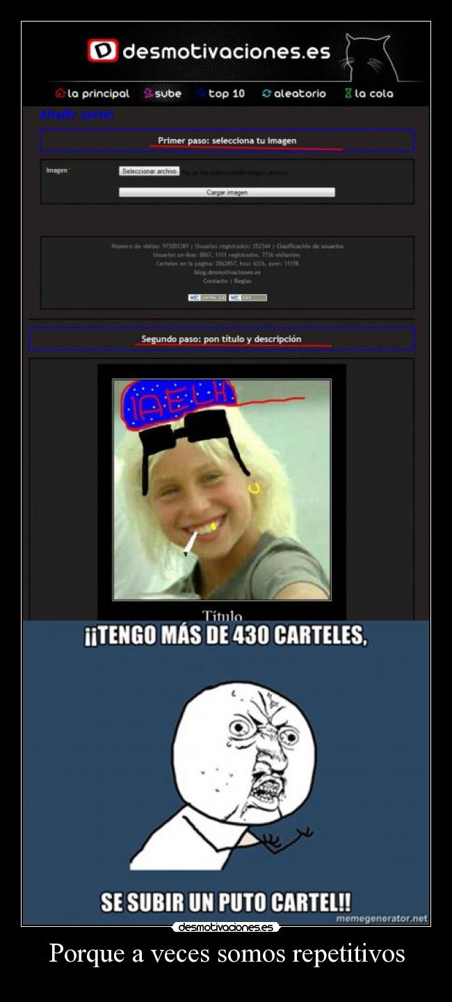 Porque a veces somos repetitivos - 