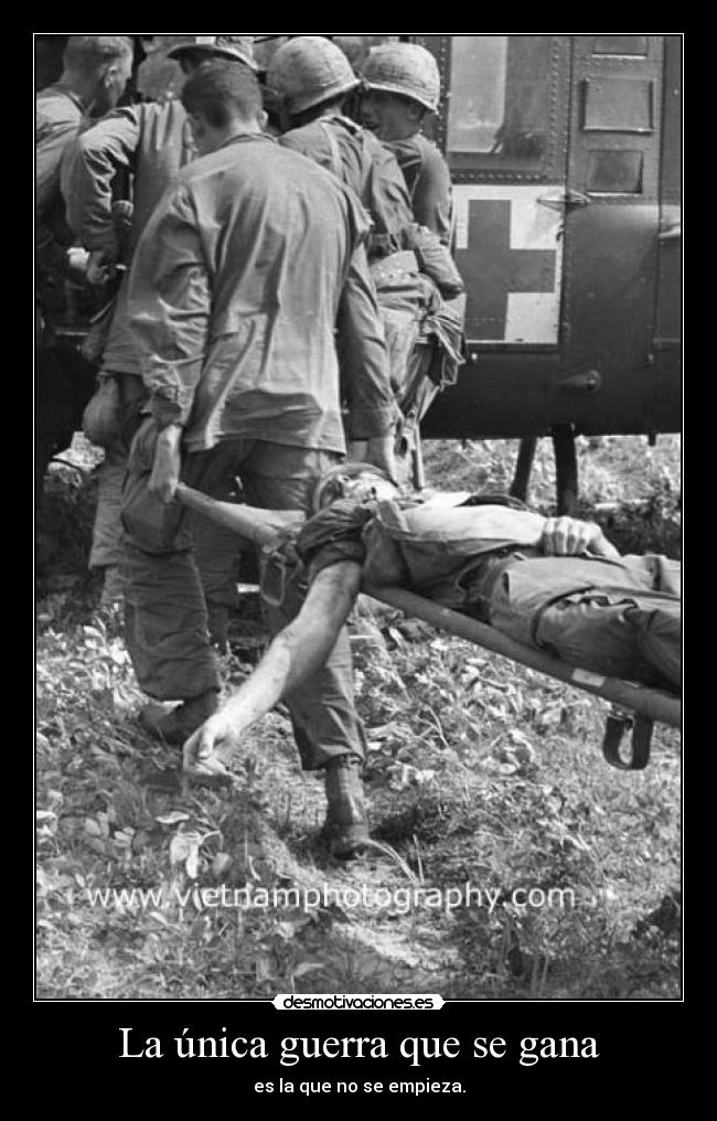 La única guerra que se gana - 