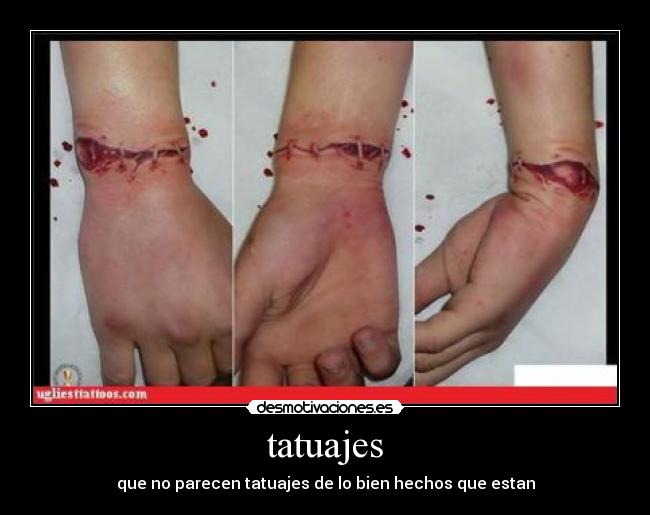 tatuajes - que no parecen tatuajes de lo bien hechos que estan