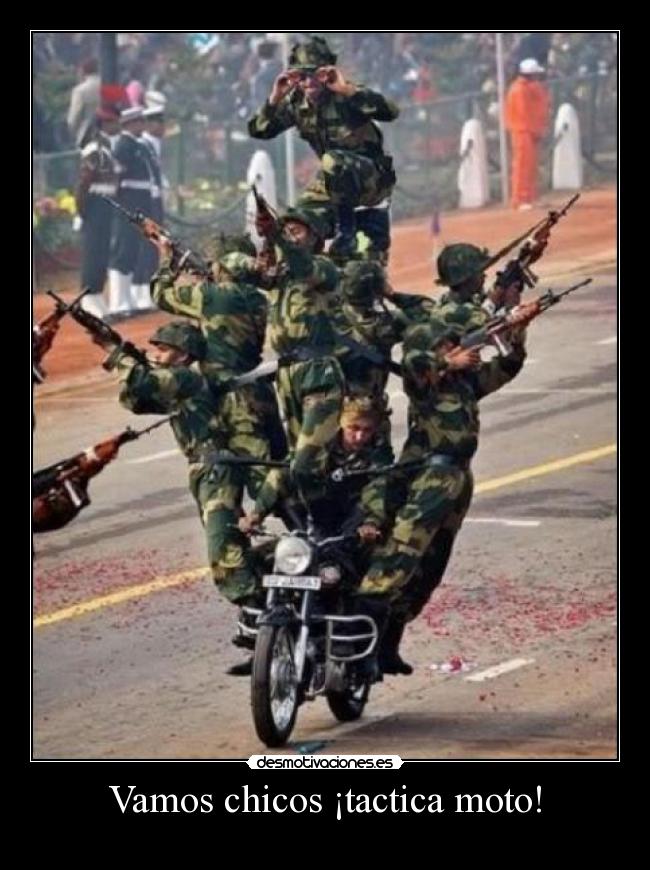 Vamos chicos ¡tactica moto! - 