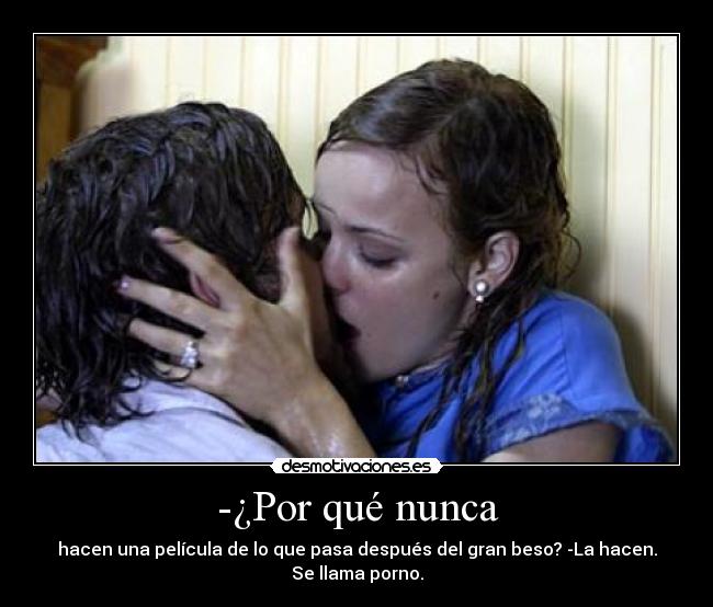 carteles besos pelicula desmotivaciones