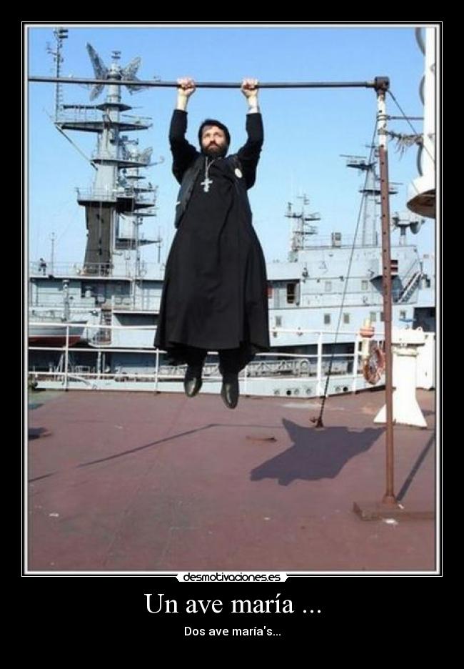 Un ave maría ... -