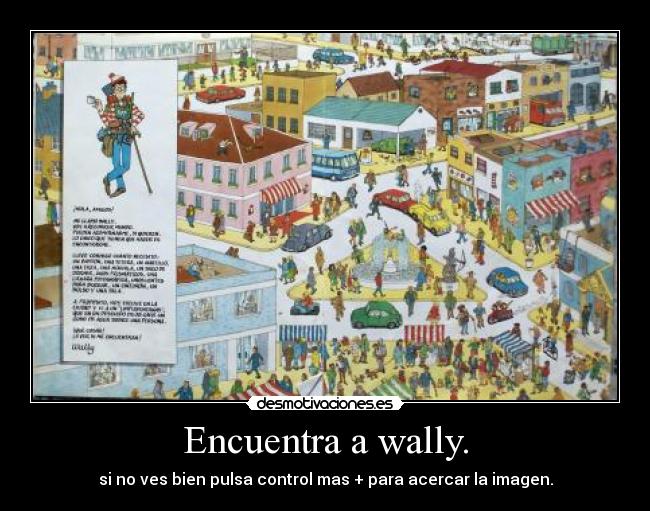 Encuentra a wally. - 