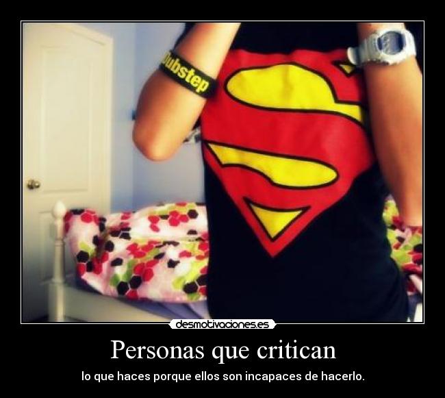 Personas que critican - 
