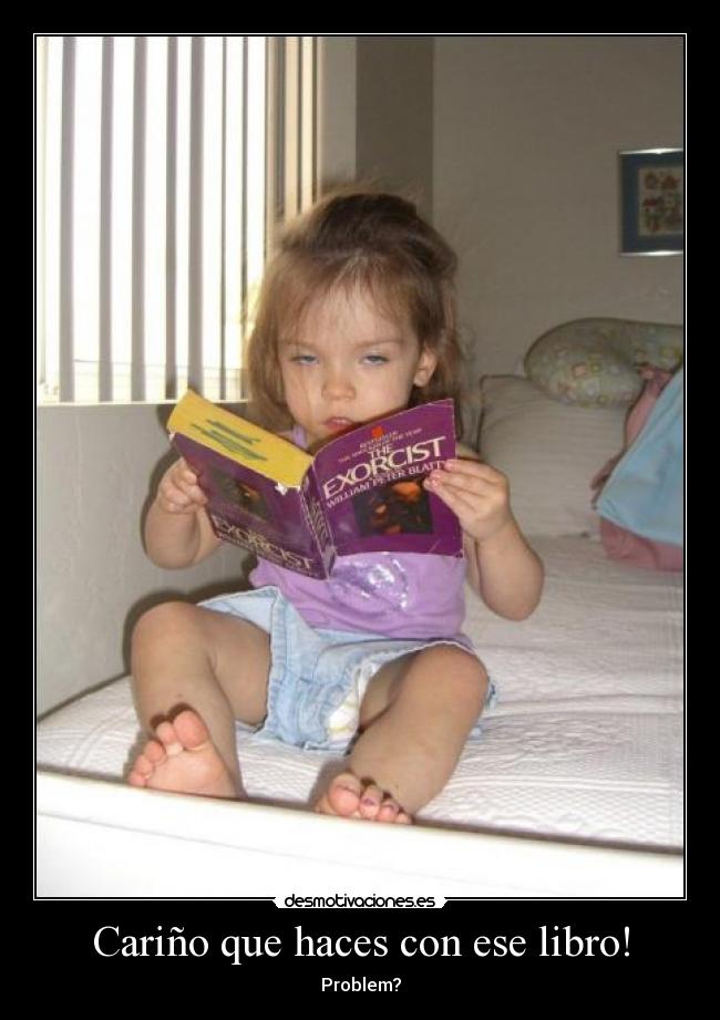Cariño que haces con ese libro! -