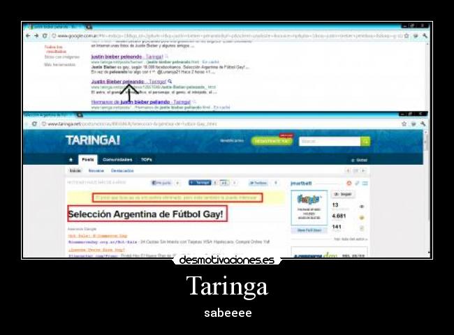 Taringa - sabeeee