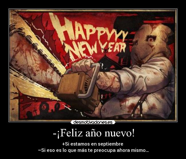 -¡Feliz año nuevo! - 