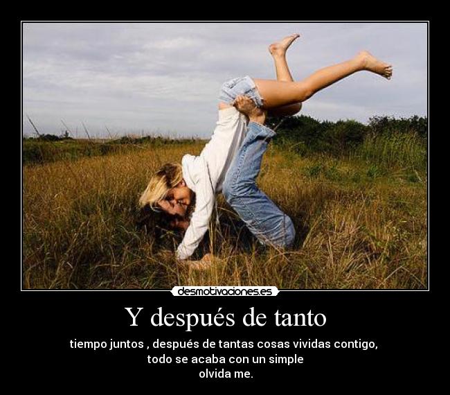 Y después de tanto - 