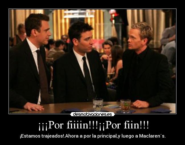 carteles barney stinson mor89 desmotivaciones