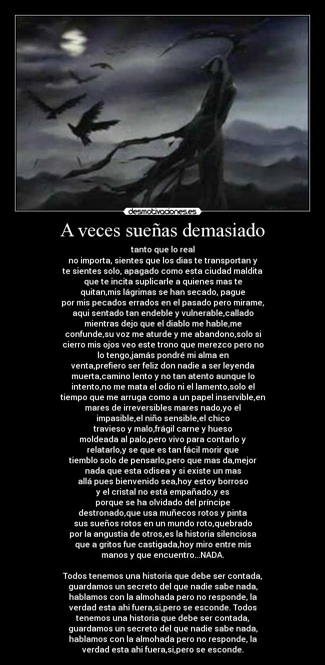 A veces sueñas demasiado - 