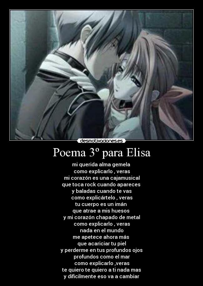 Poema 3º para Elisa -